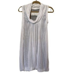Yigal Azrouel white viscose sleeveless dress